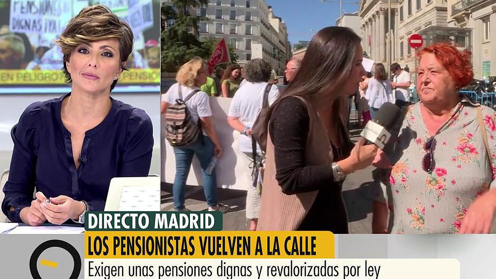 Los pensionistas vuelven a salir a la calle: "Luchamos por las pensiones de nuestros hijos y nietos"