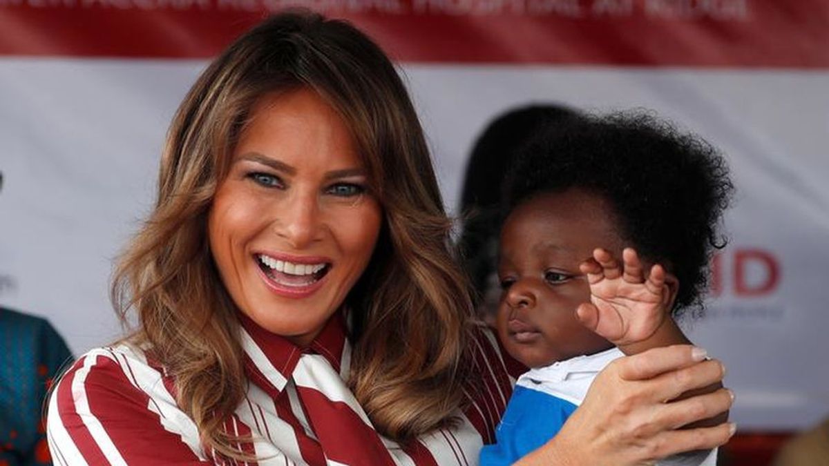 Melania Trump viaja a Ghana como imagen de campañas que promueve el desarrollo infantil