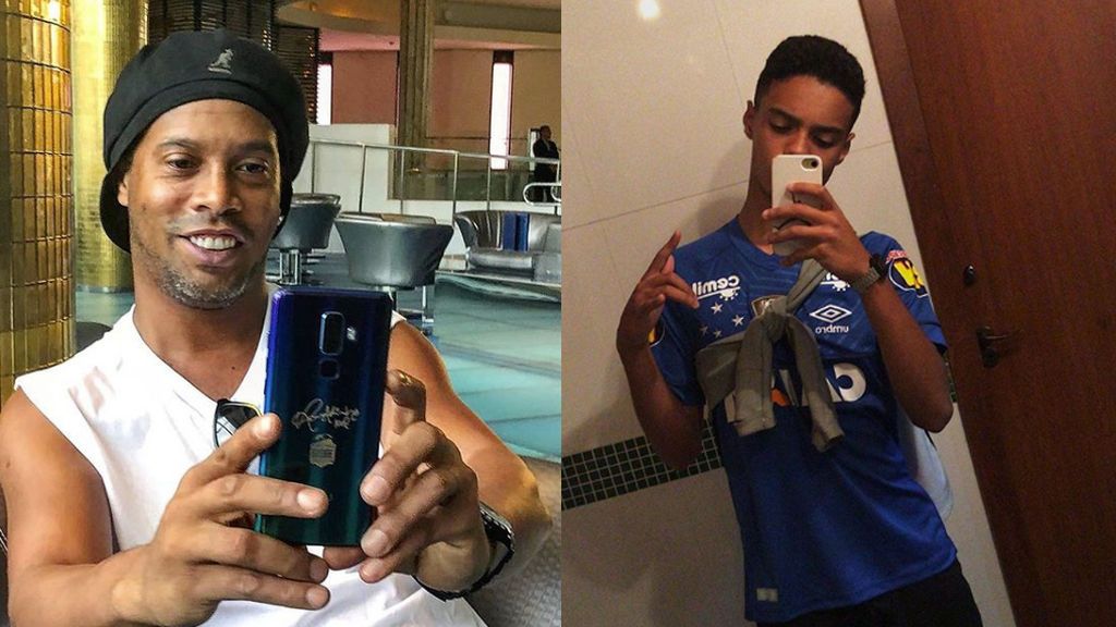 El hijo de Ronaldinho ficha por el equipo rival de su padre después de haber ocultado su identidad