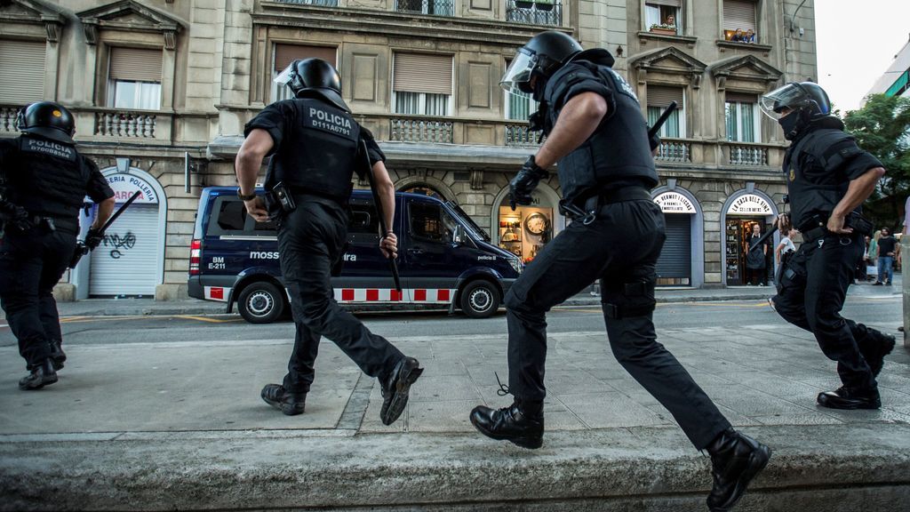 La violencia continua en Barcelona