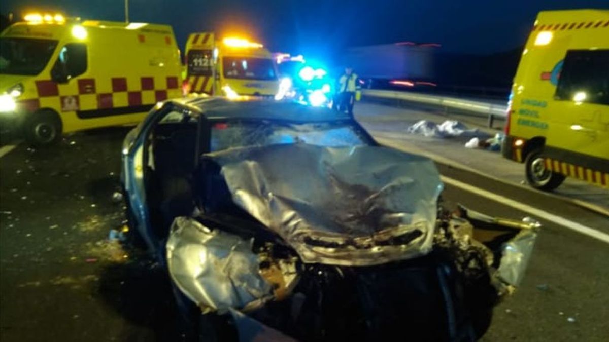 Grave accidente de tráfico en Jumilla (Murcia): Un choque deja dos muertos y dos heridos