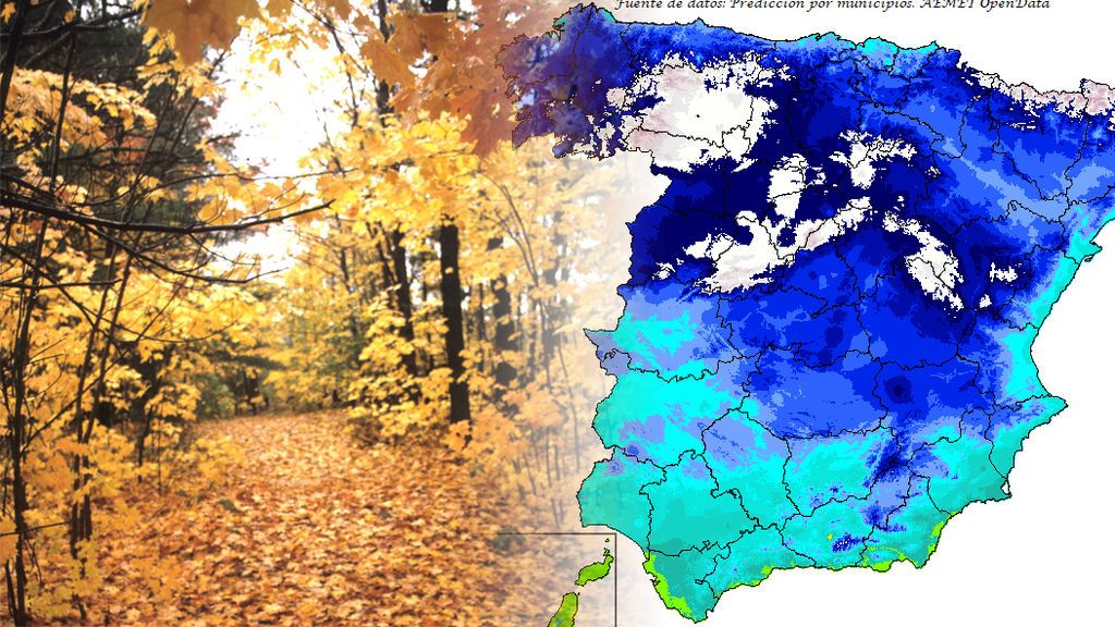 Abrígate: el lunes llegan temperaturas de menos de 0ºC en amplias zonas del país