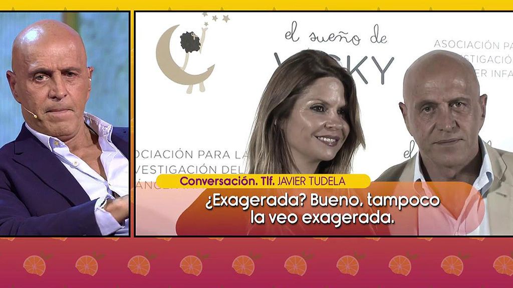 Javier Tudela, molesto por un comentario de Matamoros sobre su madre: "Ha estado sola mucho tiempo"