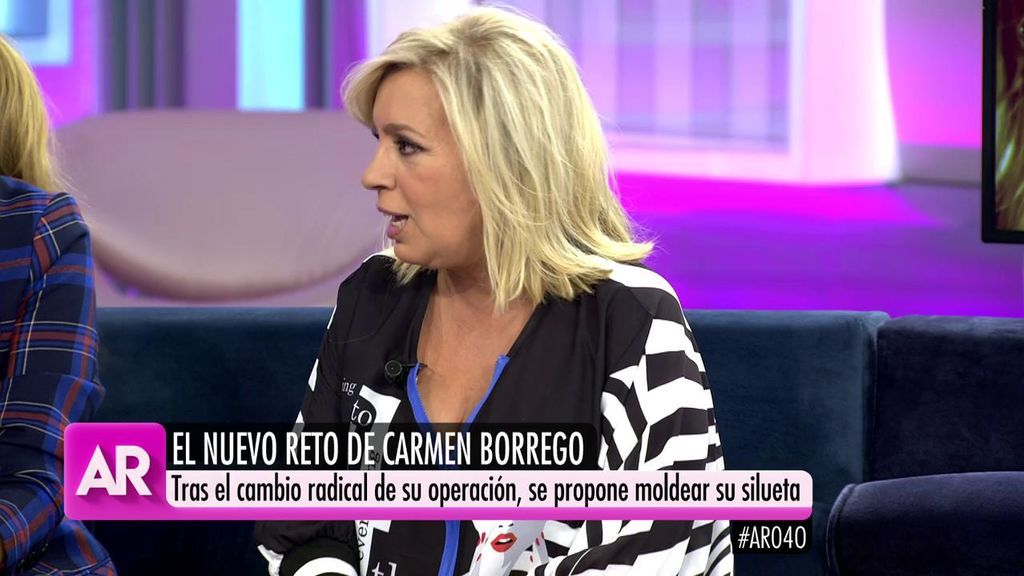 El nuevo reto de Carmen Borrego: mejorar su silueta
