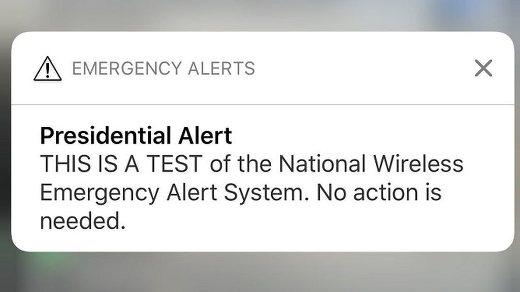 'Alerta Presidencial': el aviso de peligro que llega a los móviles de Estados Unidos