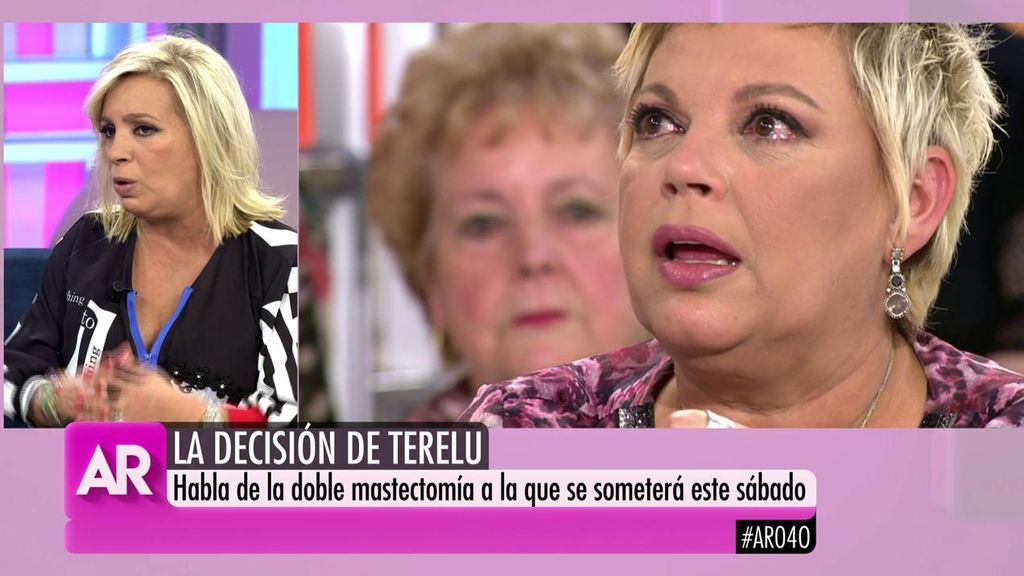 Carmen Borrego, sobre la operación de Terelu: "Por primera vez tengo miedo"