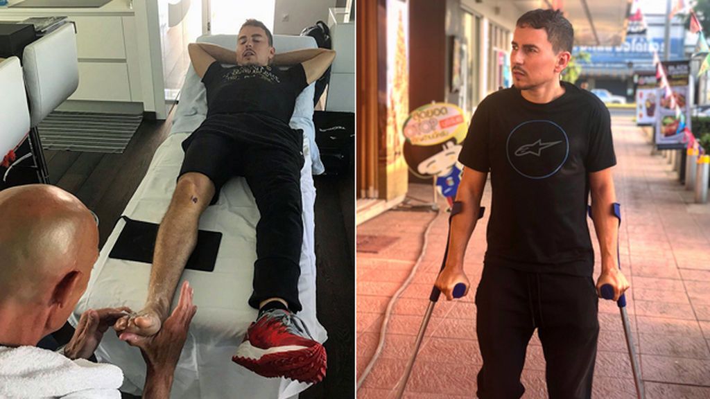 Jorge Lorenzo, sin fracturas tras su fortísimo accidente en Tailandia: “Estoy bien, gracias”