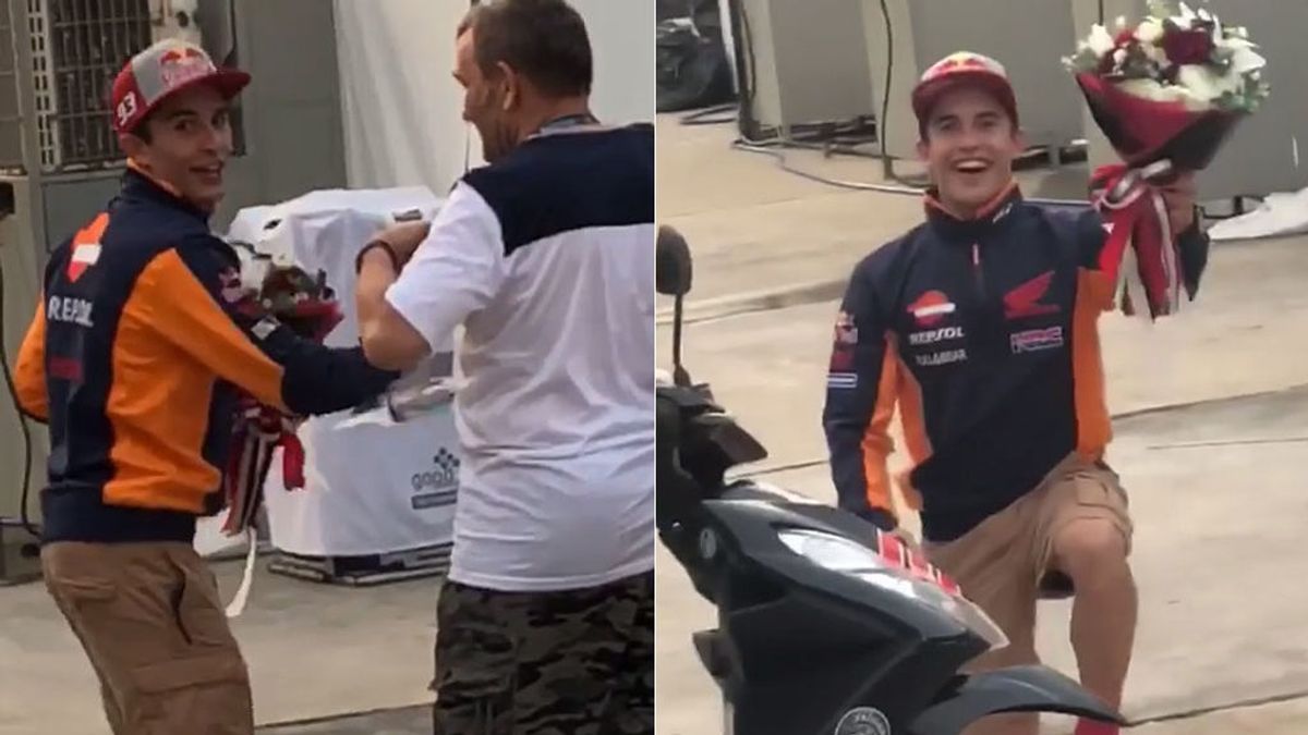 La divertida y romántica petición de matrimonio de Marc Márquez a Scott Redding en el paddock de MotoGP 😜