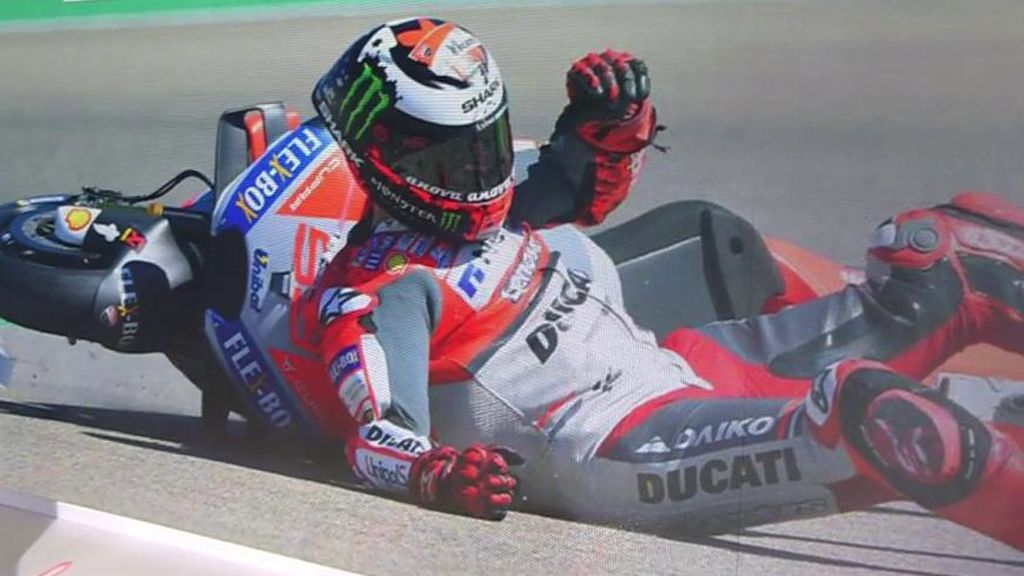 Jorge Lorenzo tiene una ‘microfisura’ en el radio y habla de fallo de motor en su accidente