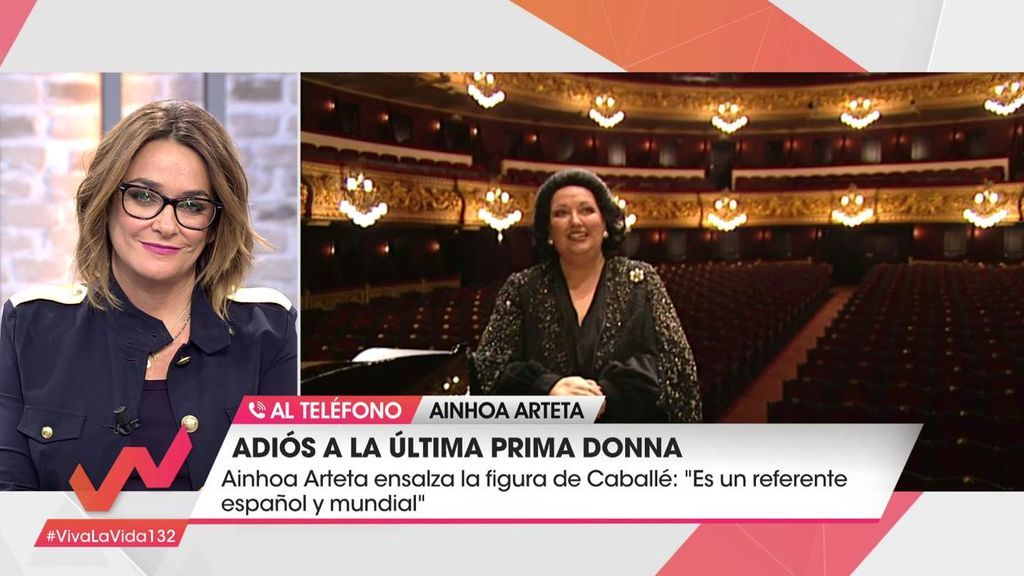 Ainhoa Arteta, tras la muerte de Montserrat Caballé: "Su hija no se lo esperaba"