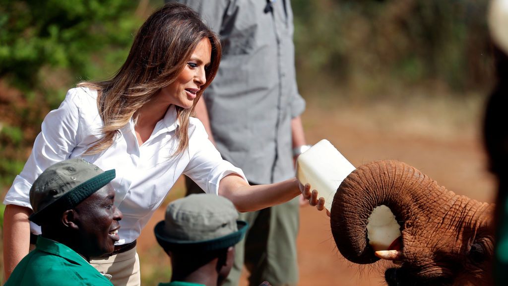 Melania Trump, de safari en Kenia