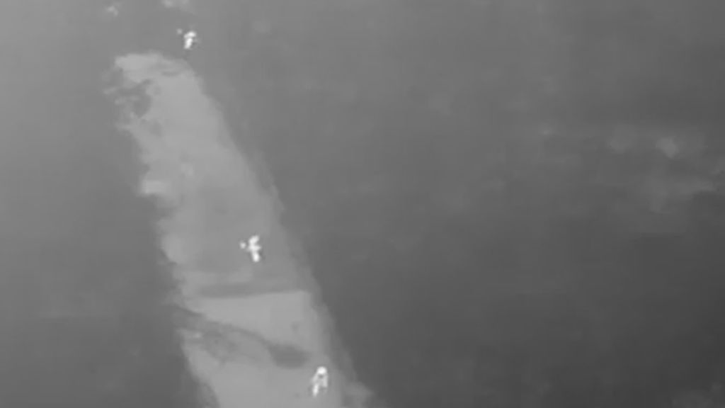 Encuentran a la víctima de una violación gracias a la cámara térmica de un dron