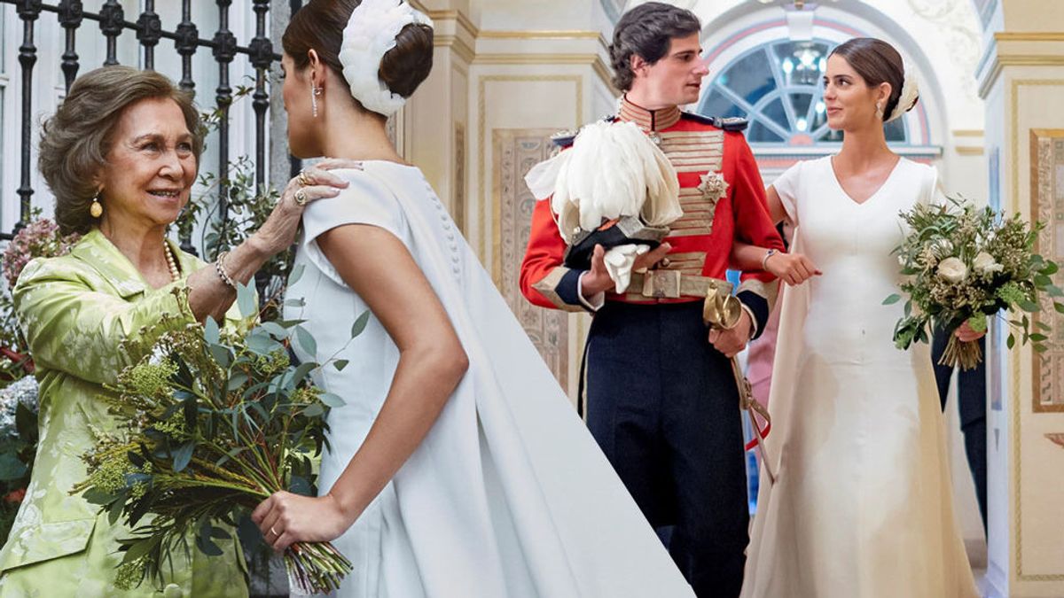 Vestido de X y bendición de la reina Sofía: detalles del álbum nupcial de Sofía Palazuelo y Fernando Fitz-James