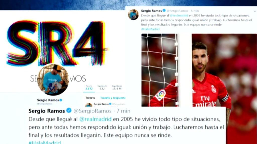 El mensaje de ánimo de Sergio Ramos ante la ausencia de gol del Real Madrid