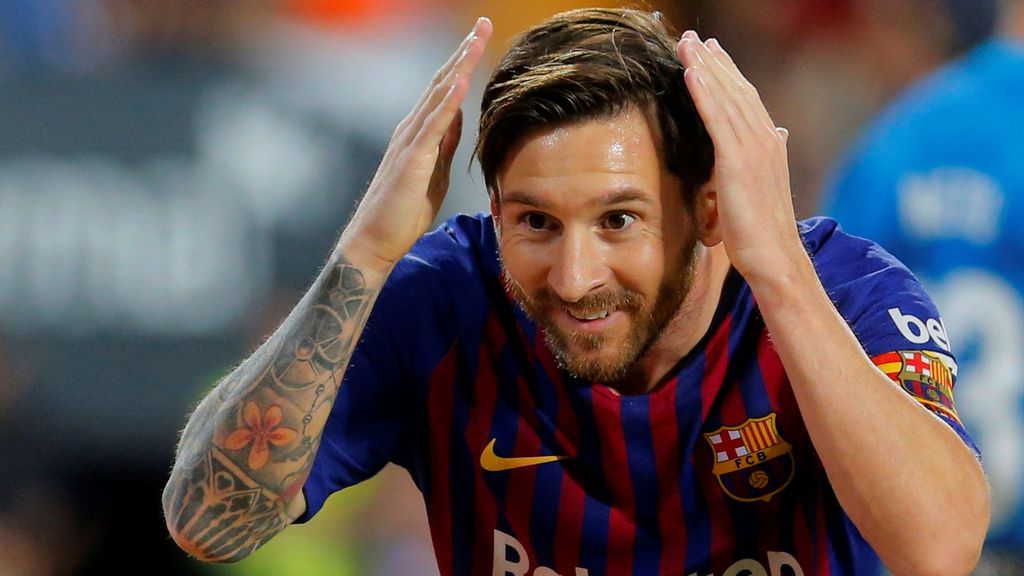 Los movientos de Leo Messi para desatascar el partido ante el Valencia