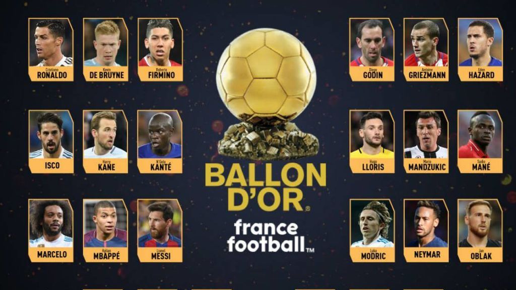 El Balón de Oro ya conoce a sus treinta candidatos