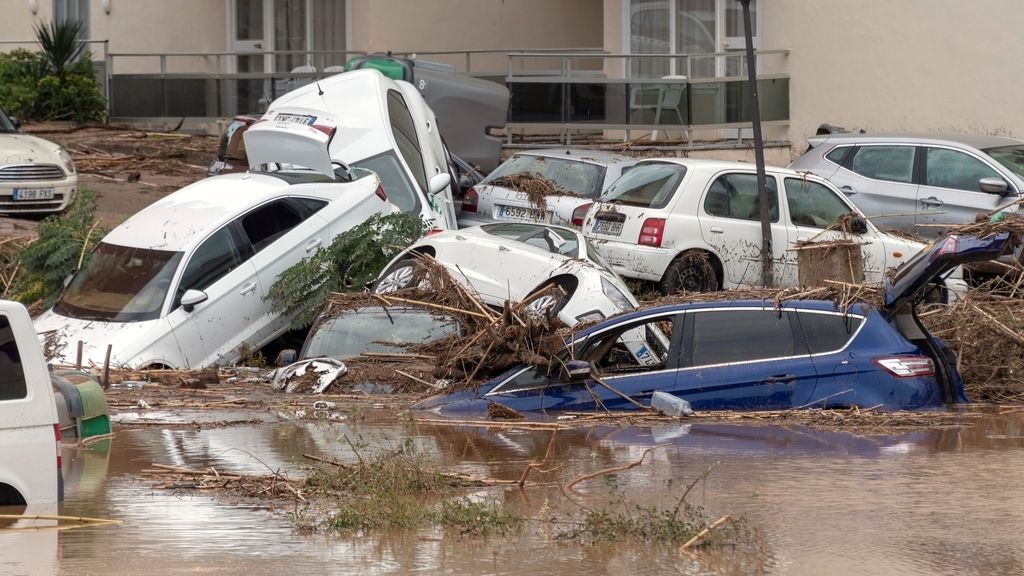 Las imágenes de las lluvias torrenciales de Mallorca