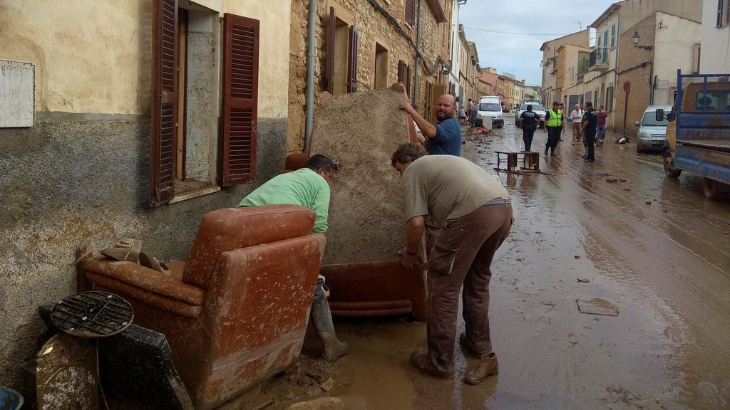 Las imágenes de las lluvias torrenciales de Mallorca