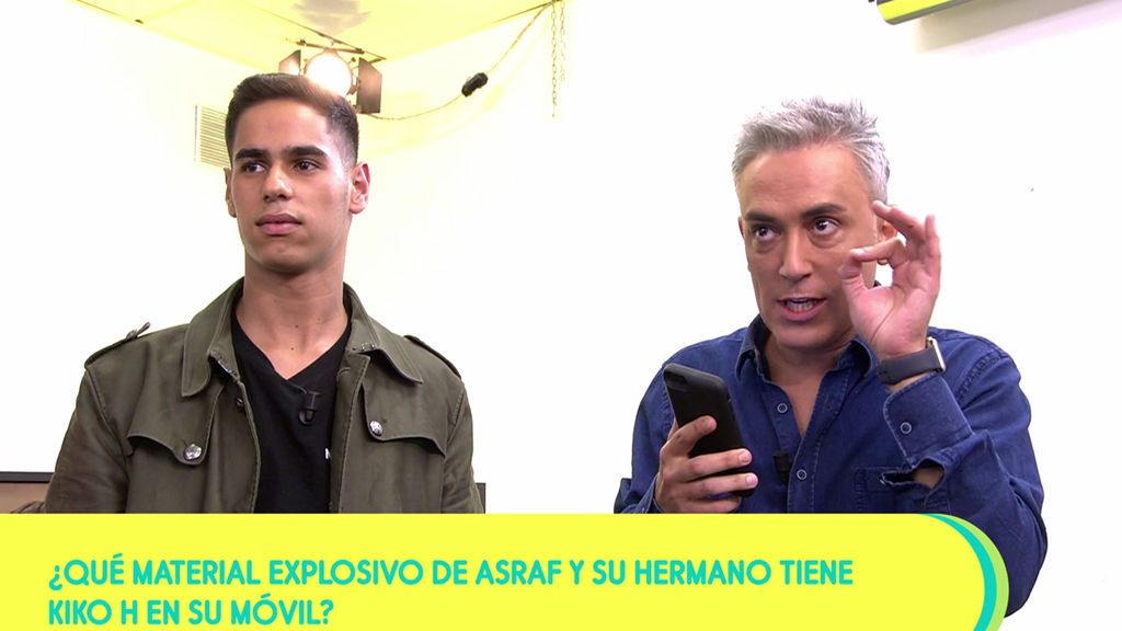 Kiko Hernández tiene unas pantallazos que relacionarían a Asraf con Miguel Vilas