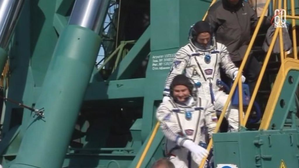 Accidentado despegue de la Soyuz