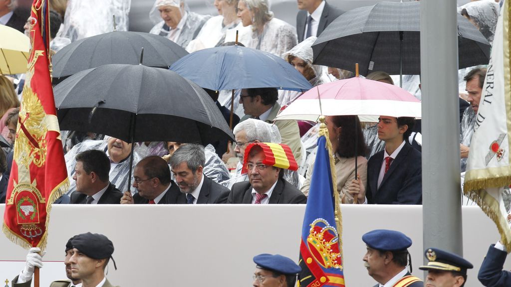 Un desfile pasado por agua