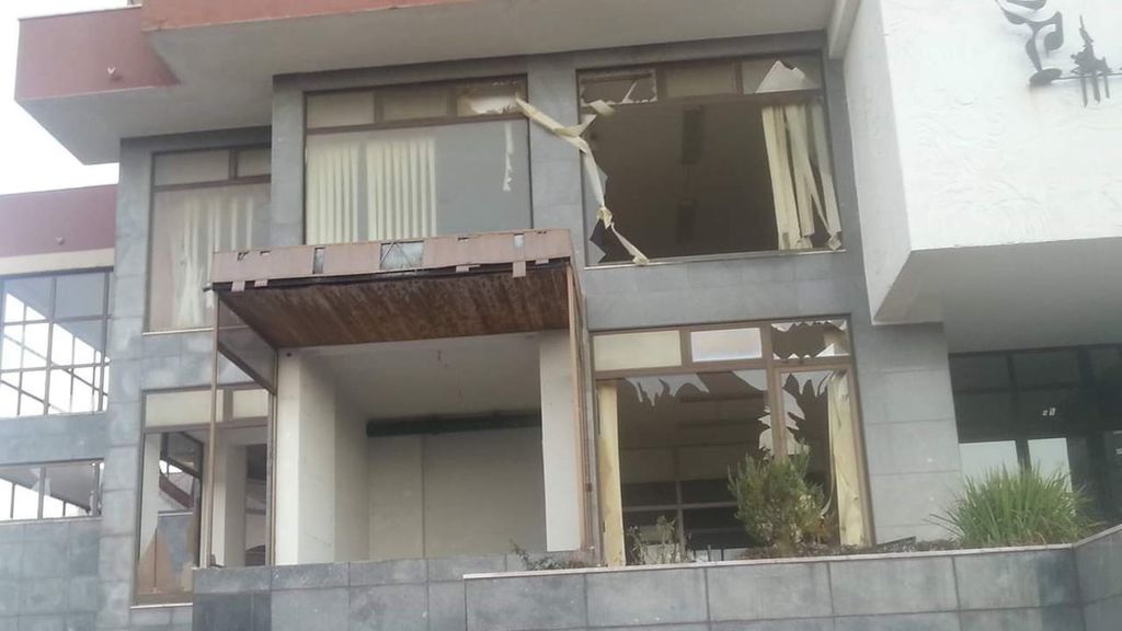 Fachada de una casa en Figueira da Foz