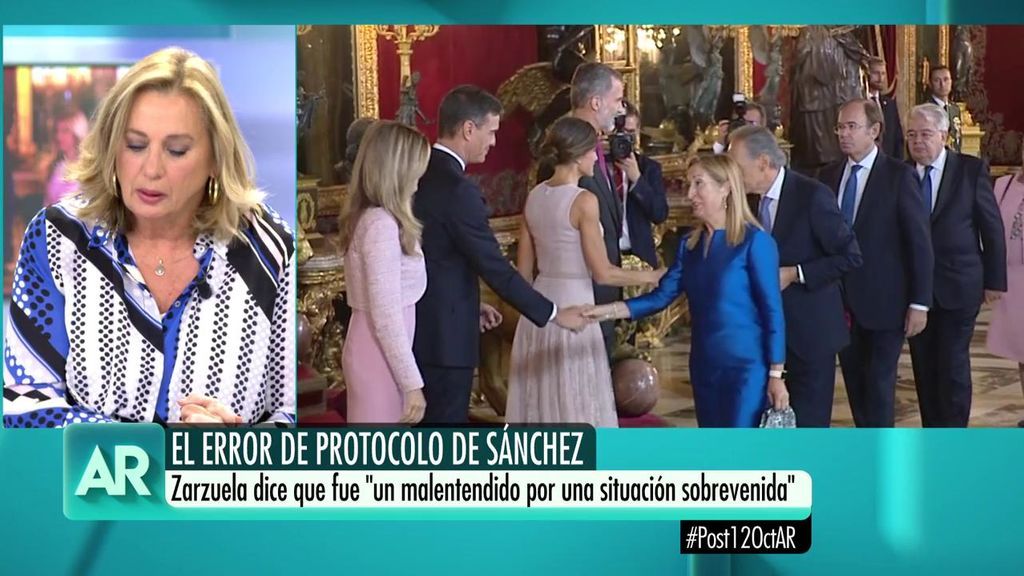 Mariángel Alcázar, sobre el besamanos de los Reyes: "El error no fue de Pedro Sánchez"