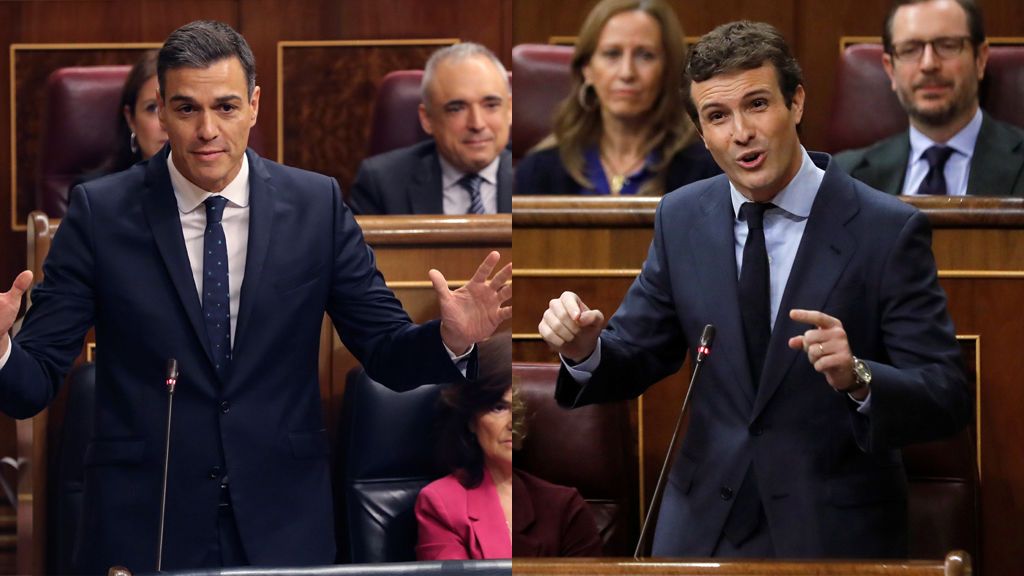 Casado acusa a Sánchez de "arruinar" el país y convertirse "en un plagio de Zapatero"