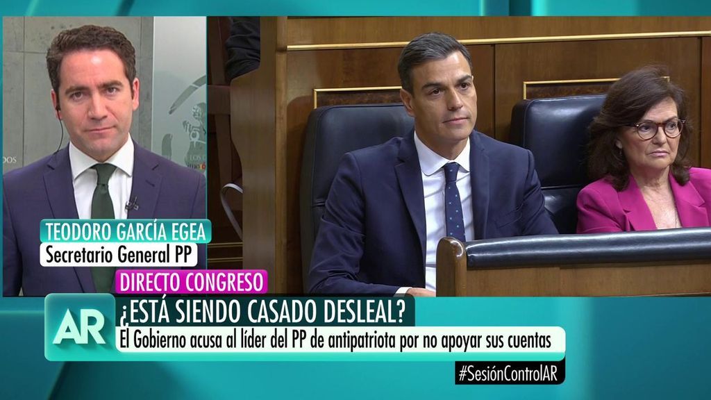 Teodoro García Egea, Secretario general del PP: "Los presupuestos de Sánchez son una mentira"