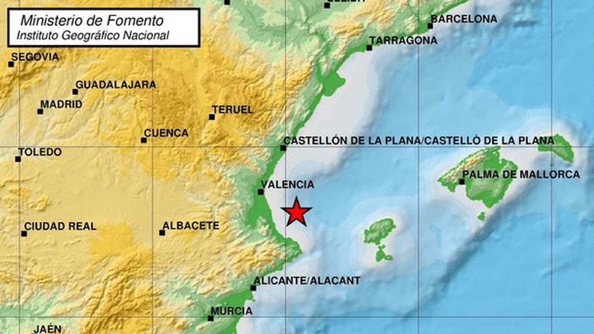 Valencia tiembla con un nuevo terremoto de 4 grados