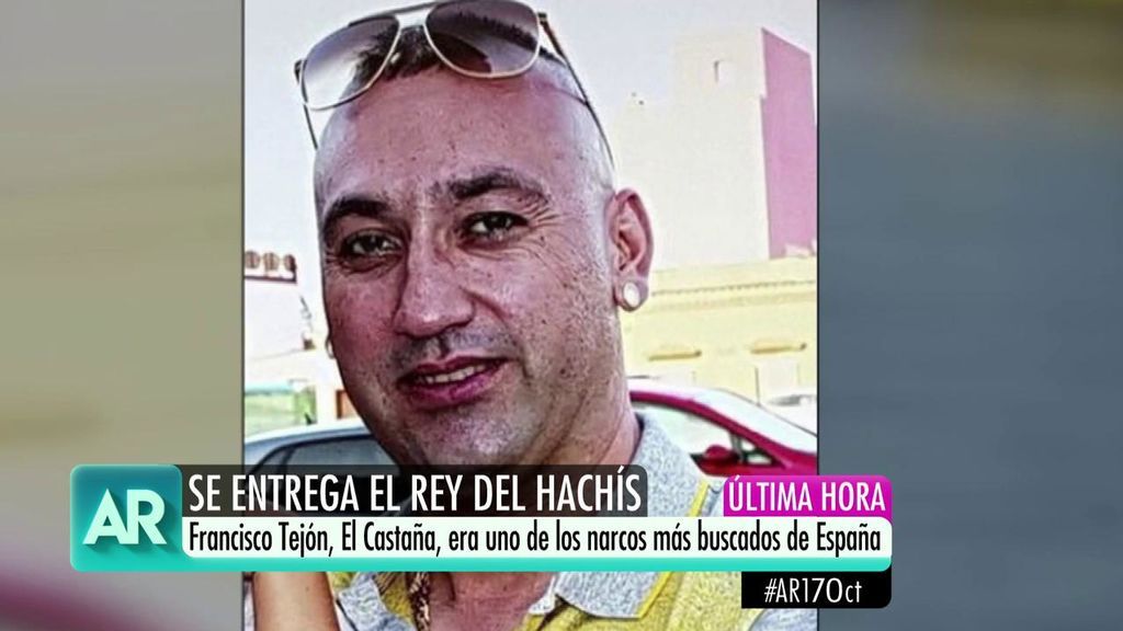 El narcotraficante de hachis Franciso Tejón, 'El Castaña' se entrega a la policía