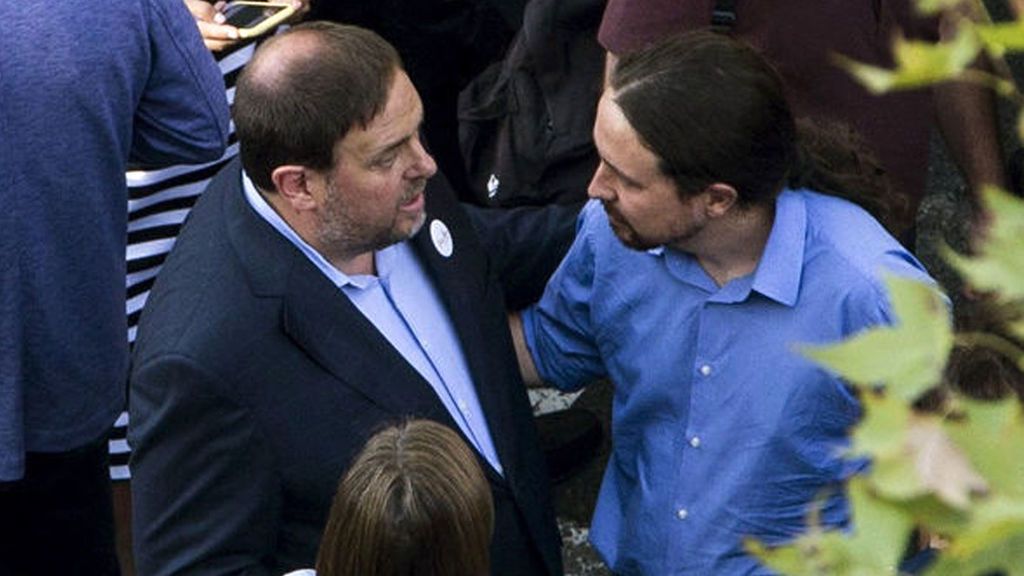 Iglesias y Junqueras, vis a vis  en la cárcel de Lledoners  sin cristal y sin límite temporal