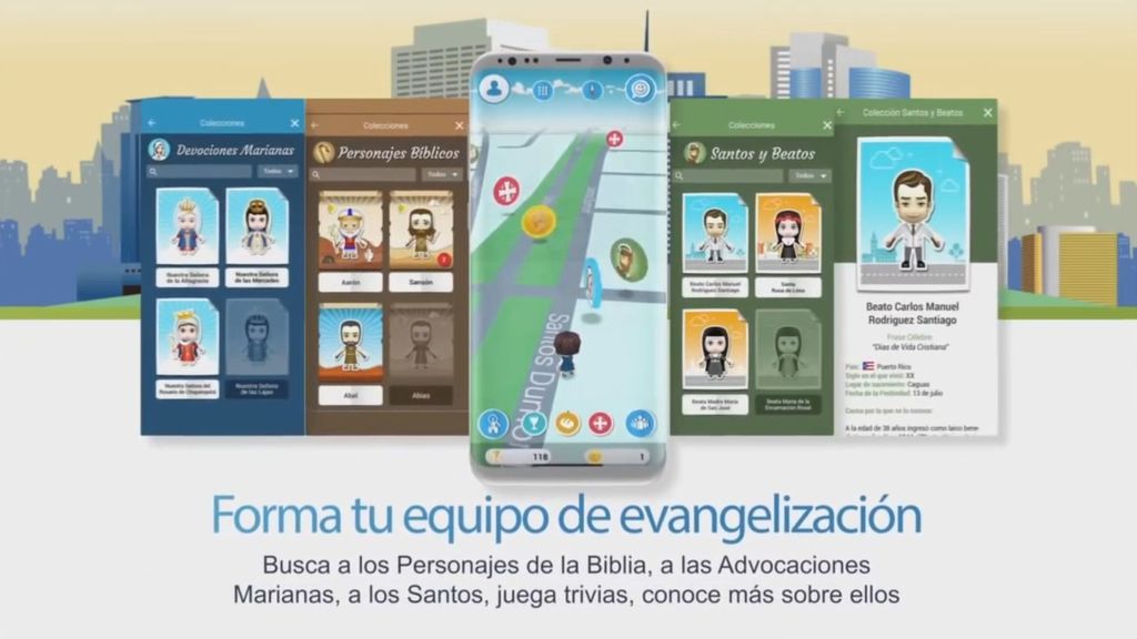 'Jesucristo Go': una app para 'cazar' católicos
