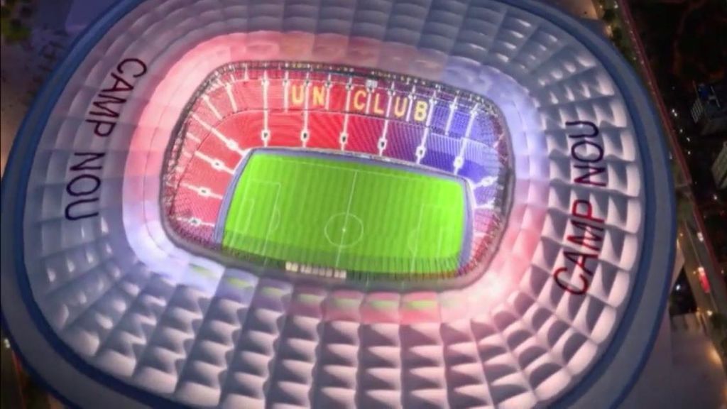 El Barcelona anuncia la remodelación del Camp Nou en la Asamblea