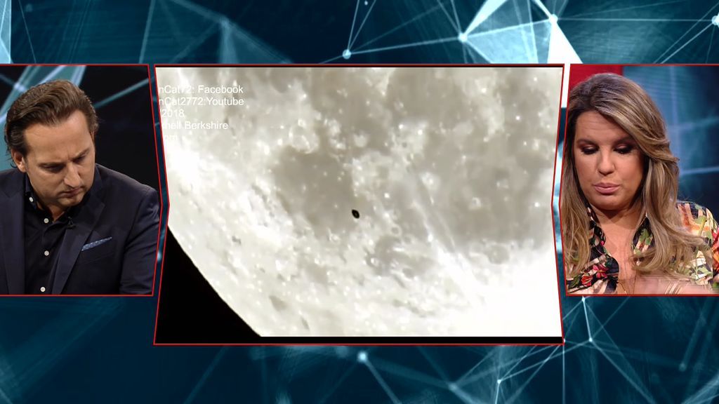 No tiene truco: Un astrónomo graba un objeto no identificado sobrevolando la luna