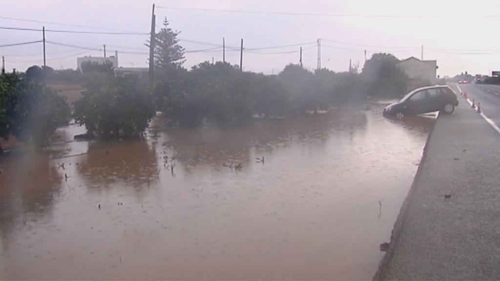 La gota fría mantiene la alerta naranja en el norte de Castellón