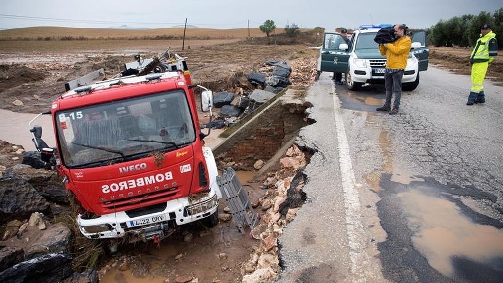 Los destrozos de las fuertes lluvias en Andalucía en imágenes