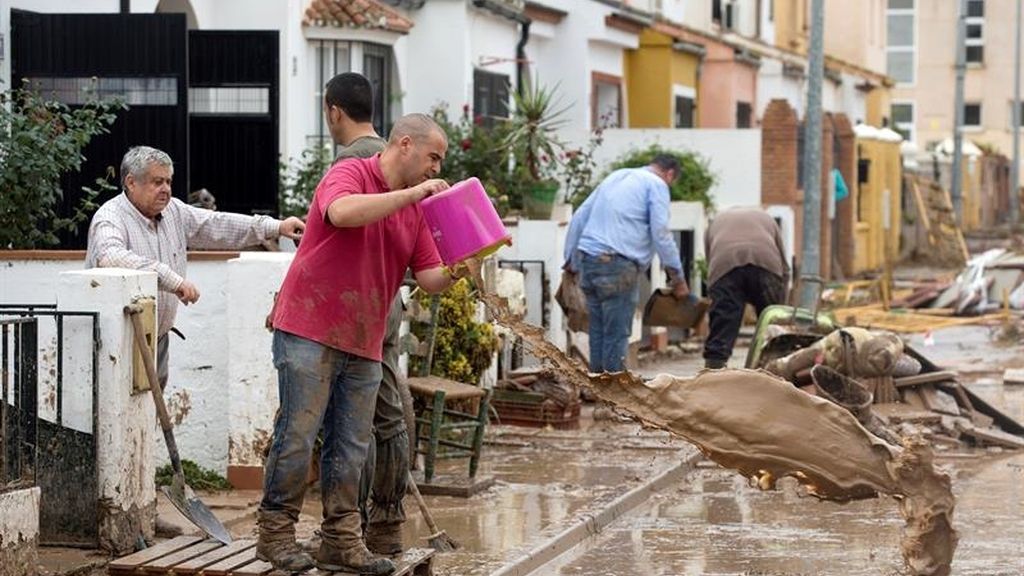 Los destrozos de las fuertes lluvias en Andalucía en imágenes