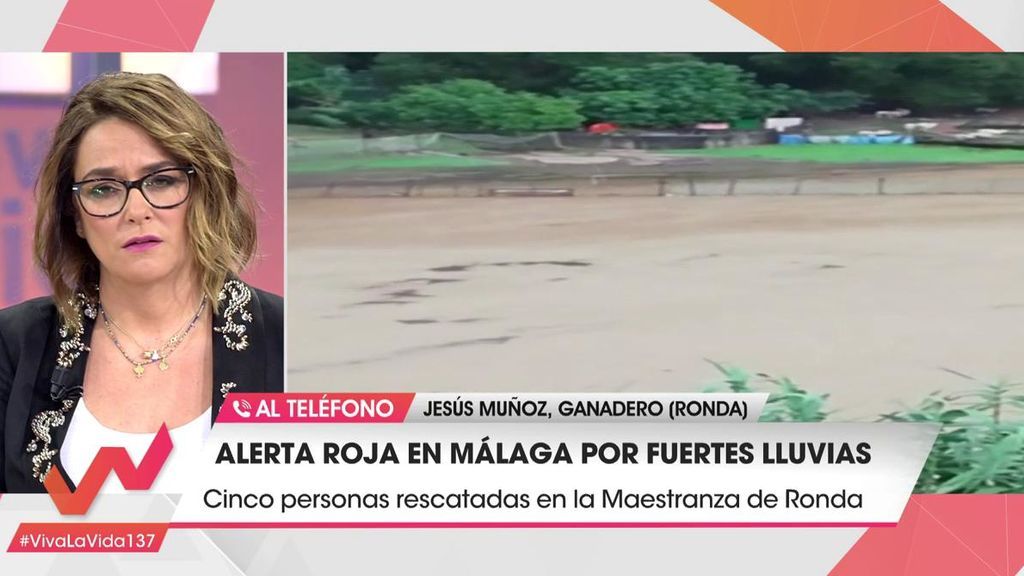 Jesús Muñoz es ganadero en Ronda, Málaga: "El agua se ha llevado a muchos de mis animales"