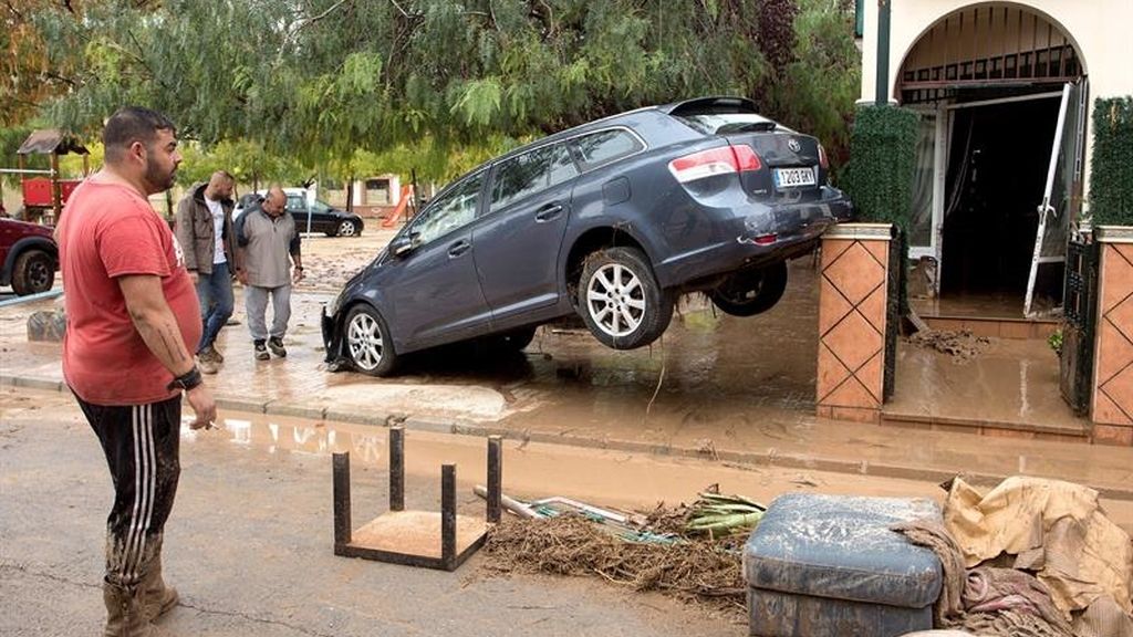Destrozos causados por las inundaciones en Campillos