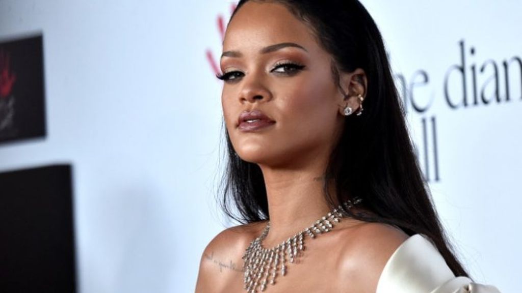 Rihanna en el baile benéfico 'The Diamond Ball'.