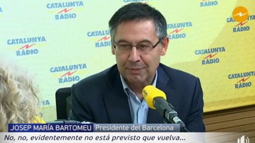 Bartomeu sobre la vuelta de Neymar: "No, no, él se fue..." Bartomeu sobre la vuelta de Neymar: "No, no, él se fue..."