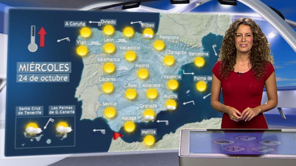 Soles en la península antes del frío, pero siguen las lluvias en Canarias