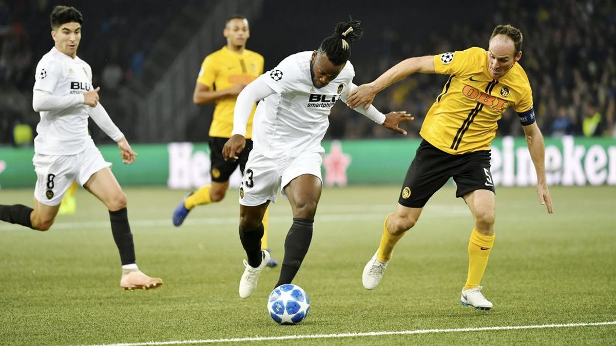 El Valencia empata ante el Young Boys (1-1) y se complica su futuro en la Champions El Valencia empata ante el Young Boys (1-1) y se complica su futuro en la Champions