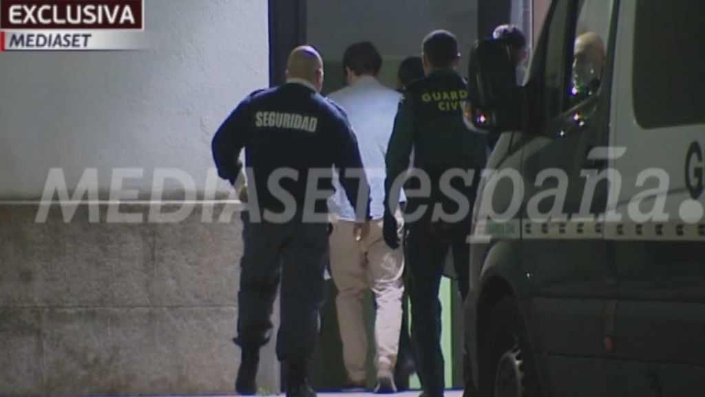 Exclusiva Mediaset: Patrick Nogueira, el asesino confeso de Pioz, llega a los juzgados de Guadalajara