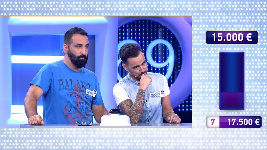 ¡17.500 euros menos! Antonio y Miguel, a punto de quedarse sin ronda final