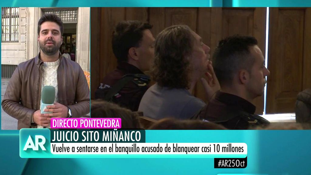 Primeras imágenes de Sito Miñanco entrando en la Audiencia para su juicio por blanqueo
