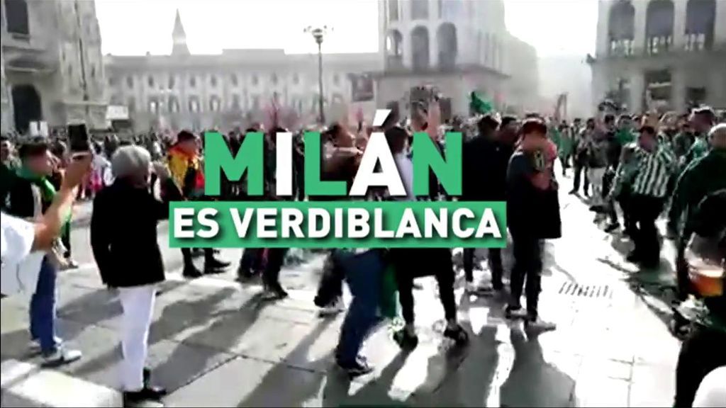Milán es verdiblanca: Más de 2000 km y 27 horas para ver al Betis en San Siro