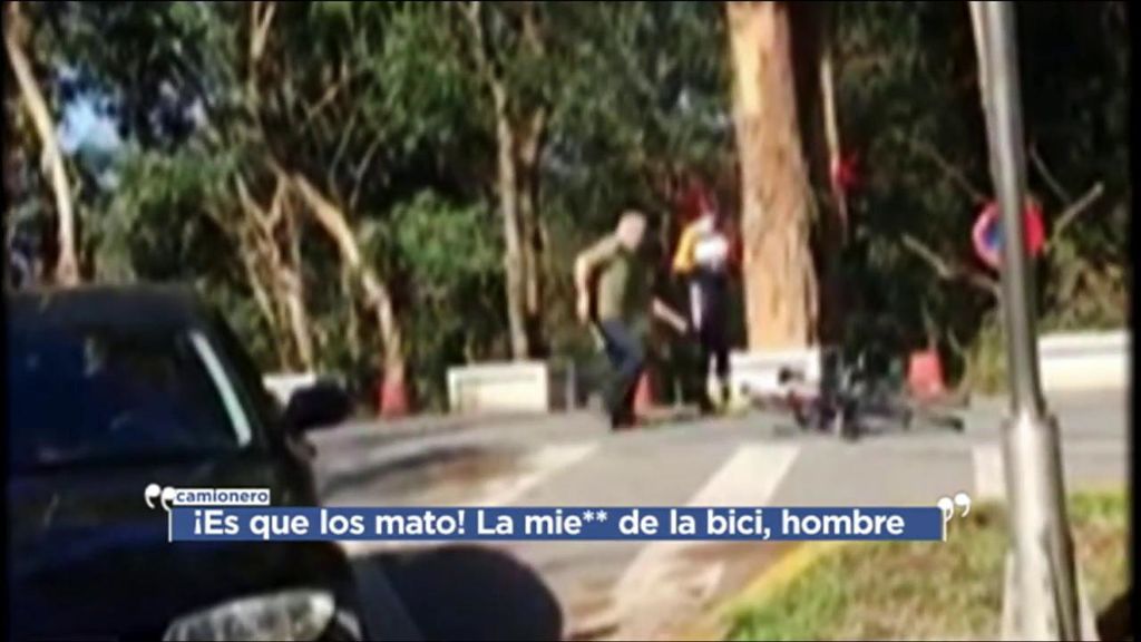 El camionero que agredió a dos ciclistas ya había protagonizado otro incidente quince días antes