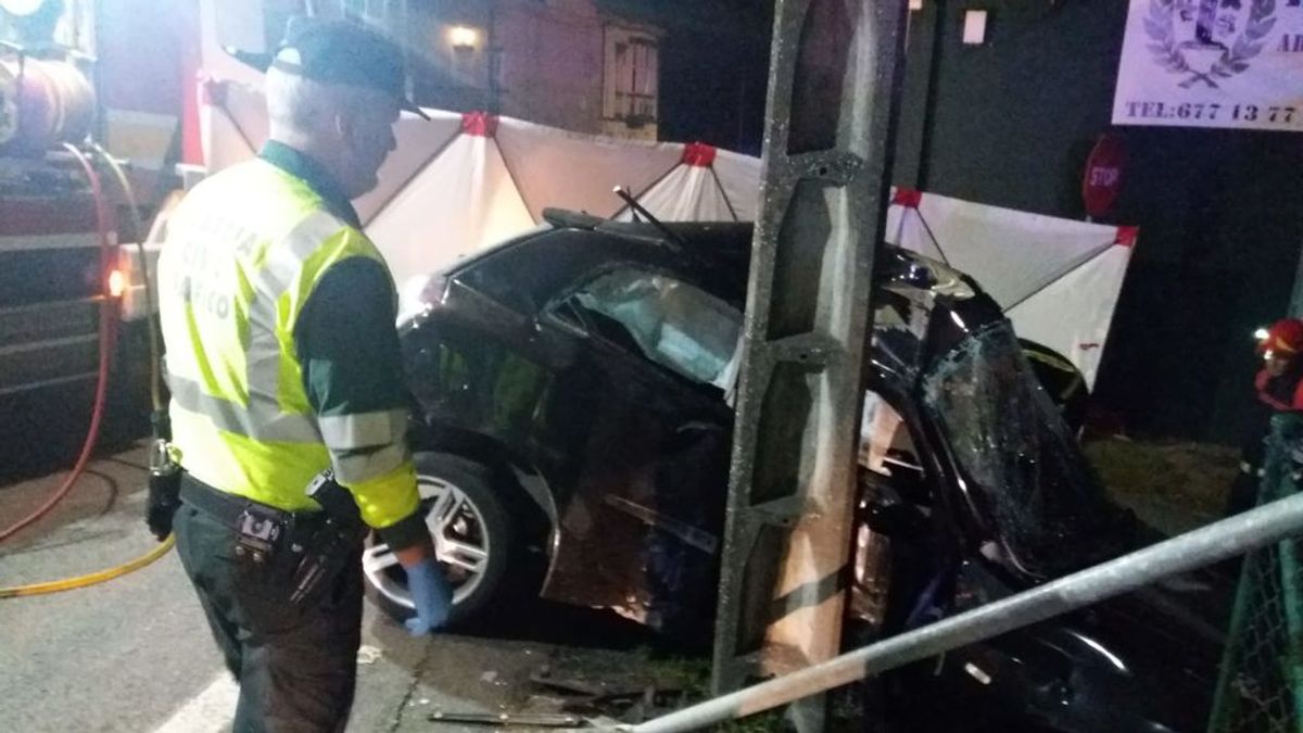 Muere un joven de 23 años en un accidente de coche por no llevar cinturón en A Coruña